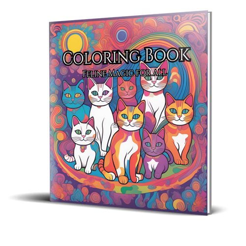 Feline Magic For All: Coloring Book for Cat Lovers