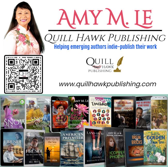 Book Coach - Publisher Amy M. Le - Quill Hawk Publishing