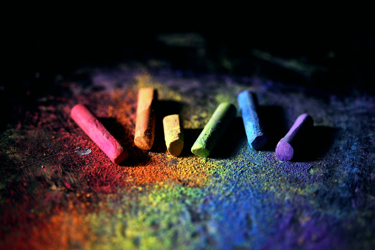 multi-color chalks