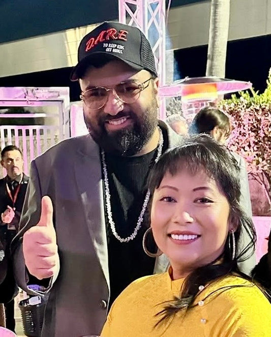 Moe Rock with Amy M. Le