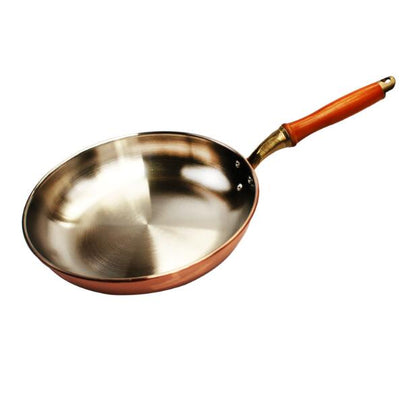 Copper frying pan