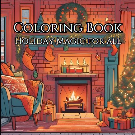 Holiday Magic For All: Coloring Book For Sparking Joy
