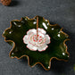A Variety Of Handmade Lotus Ceramic Incense Plates