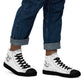 Men’s high top canvas shoes