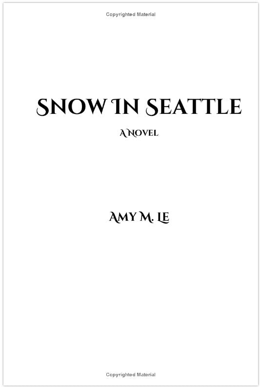 Snow in Seattle